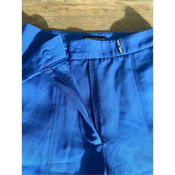 NWT- Generation Love Lucca Crepe Pant in Royal Blue, size 2 - Picture 3 of 8